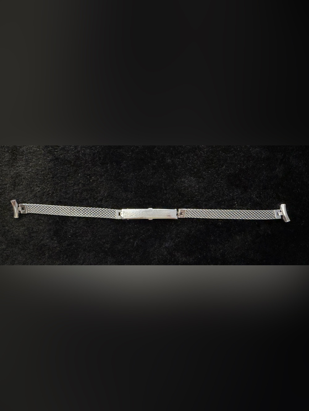 Base Metal Steel Color Mesh Vintage Watch Replacement Band